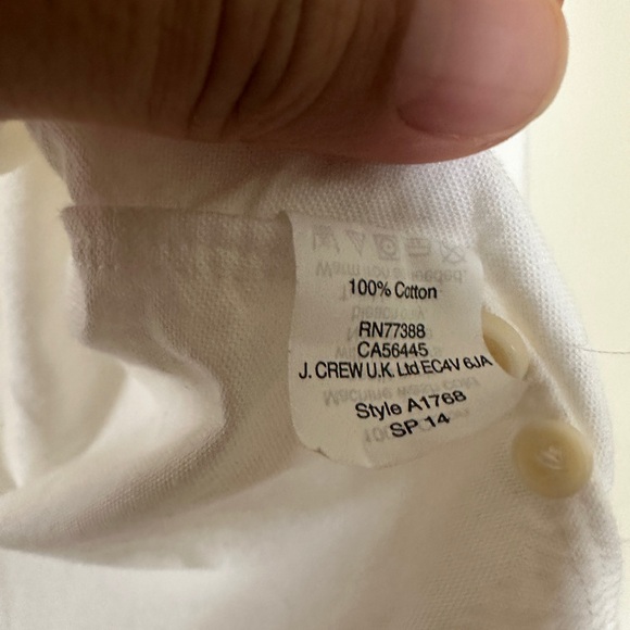 J.Crew Slim Fit Two-Tone Blue Long Sleeve Button Down Oxford Shirt A1768 - Picture 3 of 3